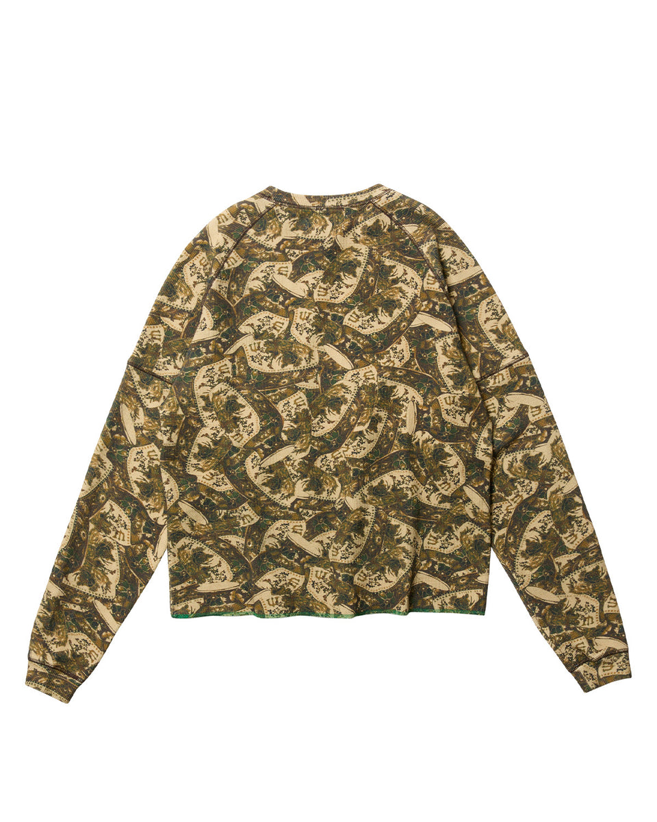 EVISEN エビセン　VASE THERMAL LS TEE - ECRU EVISEN VASE THERMAL LONG SLEEVE TEE – Head Rock Skate Shop