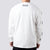 CARIUMA  Leaf Long Sleeve T-Shirt White