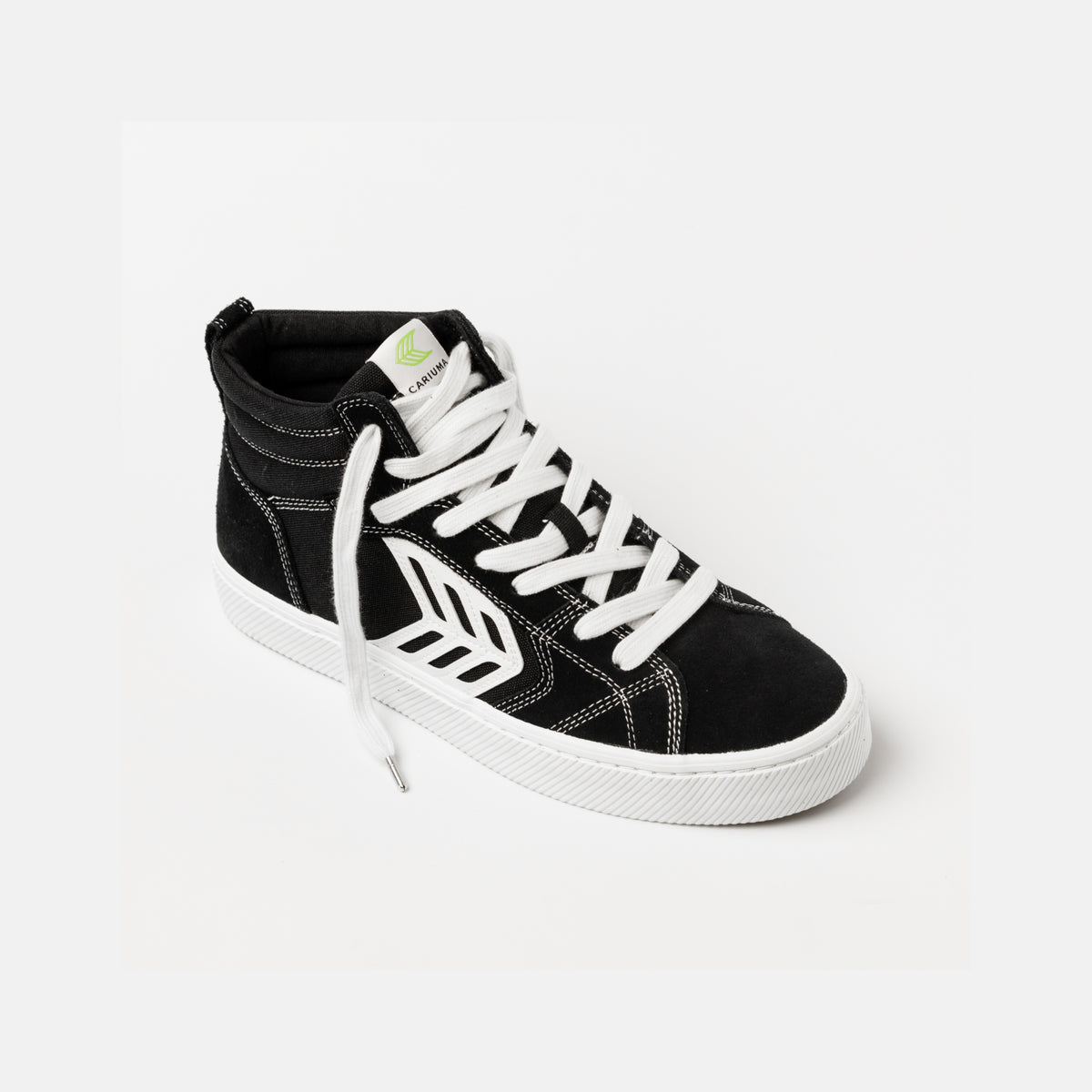 CARIUMA CATIBA PRO HIGH Men's Black Suede and Canvas Contrast CARIUMA CATIBA PRO HIGH Men's Black Suede and Canvas Contrast