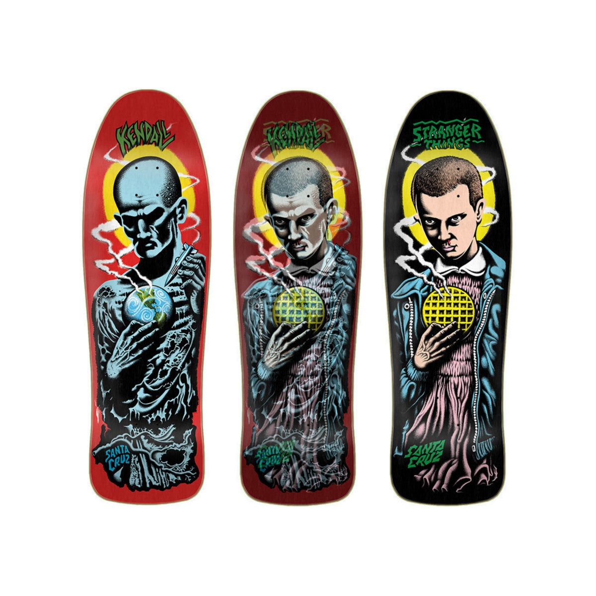 Santa Cruz x Stranger Things Eleven Skateboard Deck 9.75 x