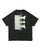 EVISEN  FIRE RECTANGLE LOGO POCKET TECH TEE - BLACK