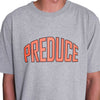 Preduce College T-Shirt Heather Grey/Orange