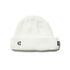 EVISEN E LOGO BEANIE - WHITE