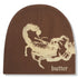 Butter Goods Scorpion Beanie Brown