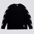 CARIUMA  Leaf Long Sleeve T-Shirt Black