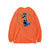 Evisen DJ Afro Buddha JR L/S T-Shirt Orange